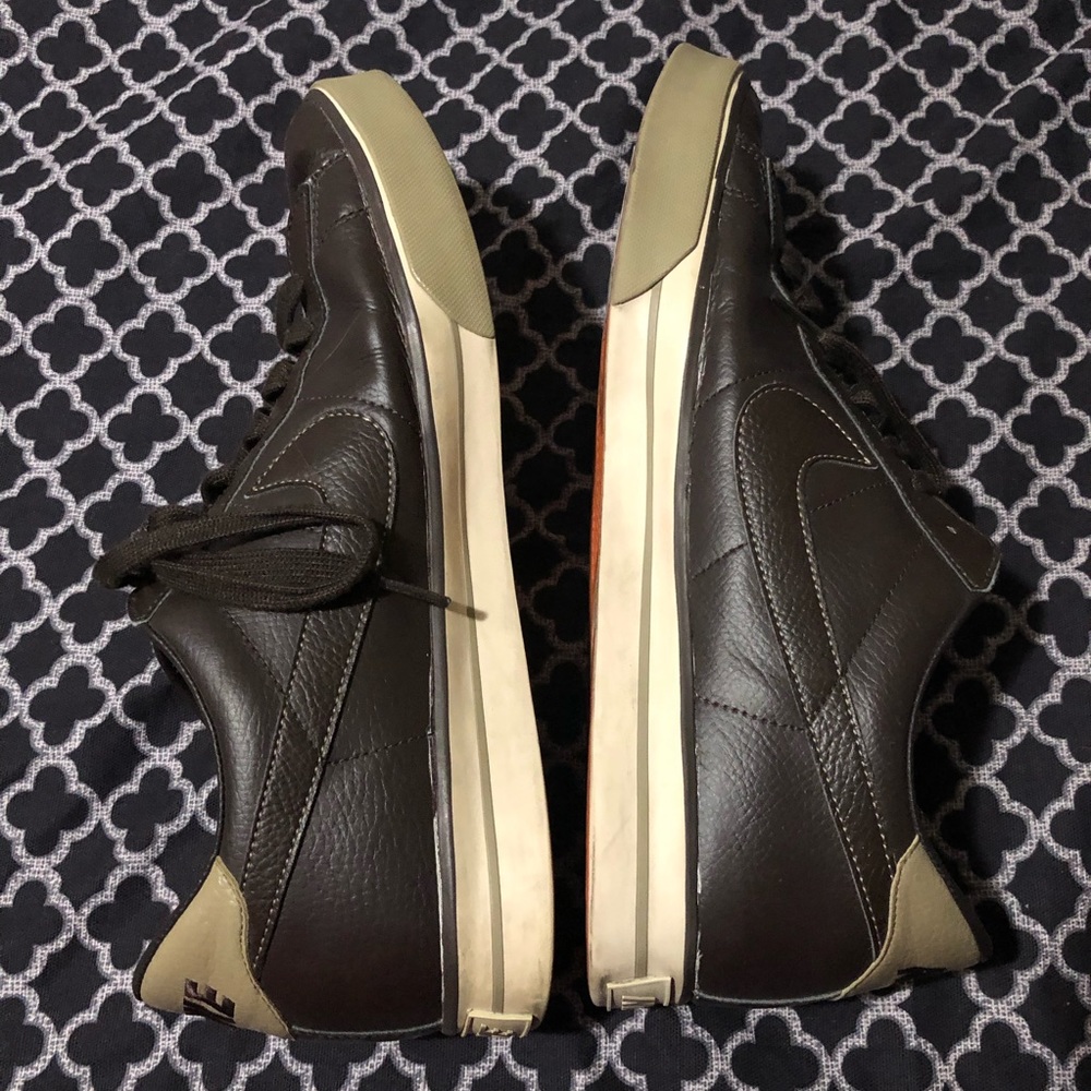Nike 2010 Classic Sweet Leather 318333-202 Chocolate Brown Sneakers Mens Sz 11.5 - Picture 14 of 16
